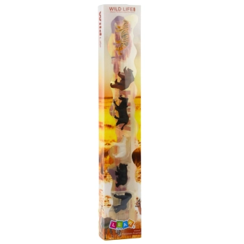 Zestaw Mini Figurki Dzikie Zwierzęta Afryki 6-8cm 6szt