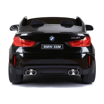 Auto Na Akumulator BMW X6M Czarne Dwuosobowy Fotel
