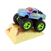 Auto Resorak Z Naciągiem Monster Truck Big Foot Gumowe Opony Rampa