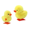 Skaczący Kurczak Nakręcany Pluszowy Zabawka Ozdoba Żółty