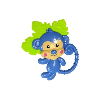 Zestaw Grzechotek Gryzaków Kolorowe Zwierzątka Misiu Żabka