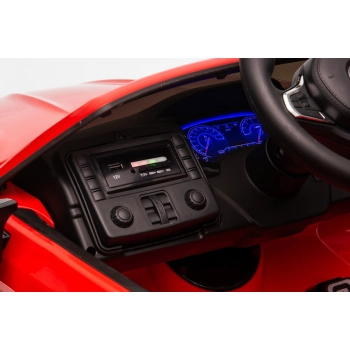 Auto Na Akumulator BMW M5 Z Platformą Dla Rodzica Czerwone Lakierowane