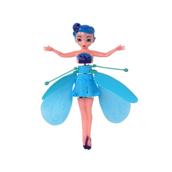 Magiczna Lalka Latająca Wróżka Niebieska Sterowana Ręką