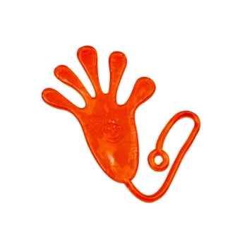 Lepka Rączka Łapka Elastyczna Glut Slime Pomarańczowa