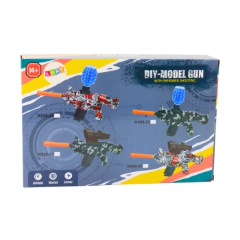 Pistolet Karabin Na Kulki Wodne M416 Automatyczny Okulary Pasek