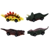 Zestaw Resoraków Dinozaury Samochodziki Kolorowe 8 Sztuk