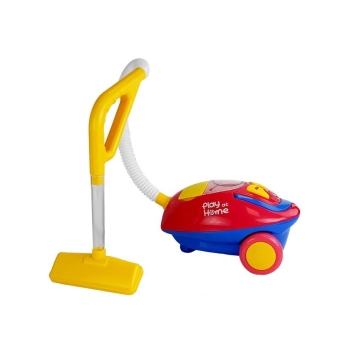 Duży Odkurzacz Czerwono- Żółty na Baterie Światła Dźwięki