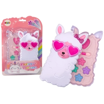 Zestaw Piękności Do Makijażu Cienie Do Powiek Różowy Lama