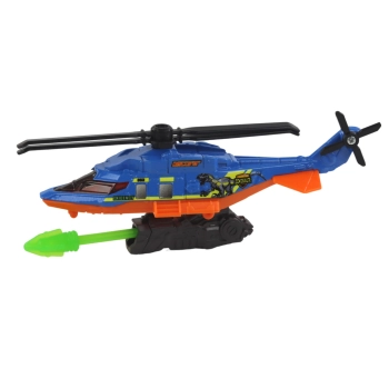 Helikopter Śmigłowiec Park Dinozaurów Zestaw Niebieski Dino Park