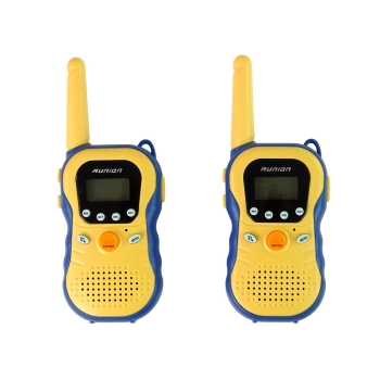 Zestaw Walkie Talkies Krótkofalówki Dla Dzieci Żółte 2 Szt.