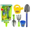 Zestaw Ogrodowy Wiaderko Łopatka Konewka Doniczka Szpadel
