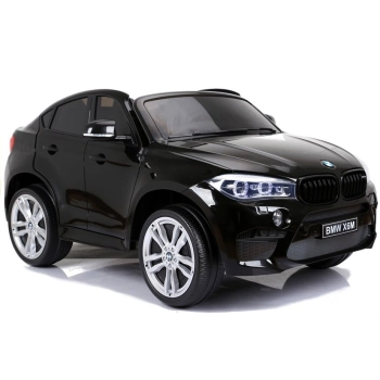 Auto Na Akumulator BMW X6M Czarne Dwuosobowy Fotel
