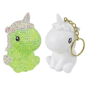 Zestaw Kreatywny Jednorożec DIY Diamenty Brelok 3D Zielony