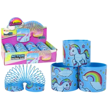 Kultowa Sprężyna Niebieska Jednorożec Relaksacyjna 6CM