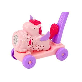 Maszyna Do Baniek Mydlanych Jeździk Jednorożec Światła Dźwięki Różowy