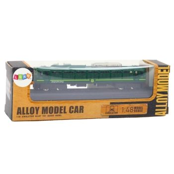 Model Kolekcjonerski Pociąg Wagon1:48 Metalowy Zielony