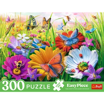 Puzzles - 300 EasyPiece - Owady na łące - Trefl 23103