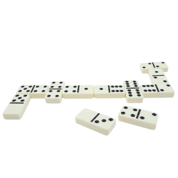 Klasyczna Gra Domino Tradycyjne Szóstkowe Etui 28 Kamieni