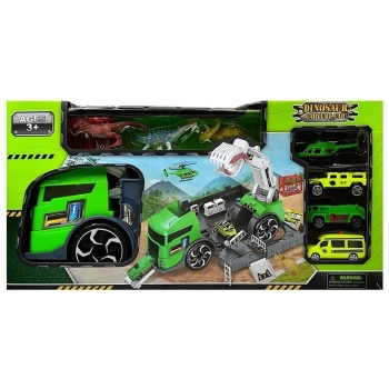 Zestaw Ciężarówka z Dinozaurami Transporter