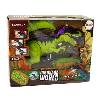 Dinozaur Zdalnie Sterowany Światła Dźwięki Zielony