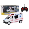 Zdalnie Sterowana Karetka Ambulans RC Światła Dźwięki Biała