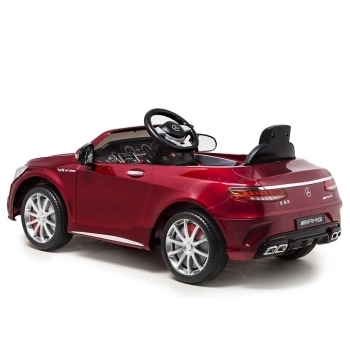 Auto na Akumulator Mercedes S63 Czerwony Lakier