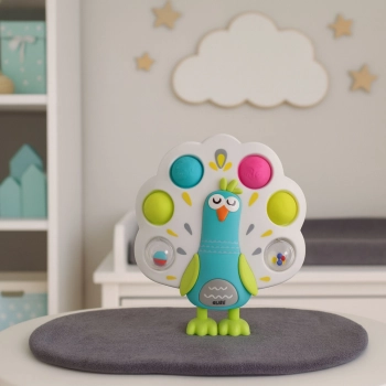 Zabawka Sensoryczna Pop-It Paw Obrotowe Kulki Dźwięk Kolorowy