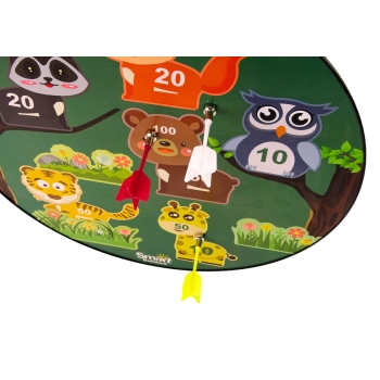 Gra Zręcznościowa w Rzutki Magnetyczna Zwierzątka Zielona