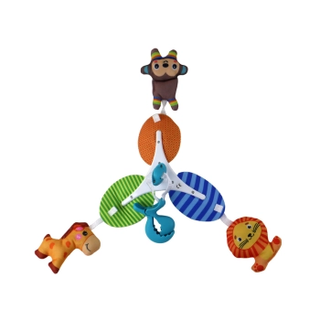 Karuzela Łóżeczkowa Klasyczna Dla Dzieci Klips Zwierzątka