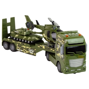 Zestaw Militarny Czołg Napęd Frykcyjny Helikopter Ciężarówka