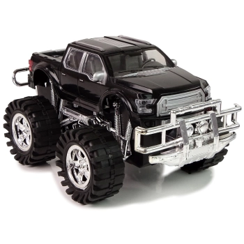 Zestaw Pojazdów Czarny Monster Truck Białe Laweta 58 cm