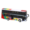 Autobus Dwupiętrowy Z Napędem Metalowy Kolorowy Światła Dźwięki