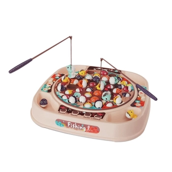 Zestaw Do Łowienia Rybek Gra Zręcznościowa Różowa