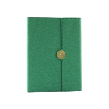 Notes Biurowy Na Magnes Notatnik A5 W Linie Z Obiciem Zielony