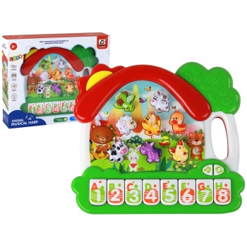 Organki Pianinko Zwierzątka Do Nauki Angielskiego Panel Edukacyjny