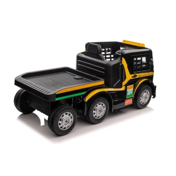 Auto Na Akumulator Mercedes + Naczepa XMX622B Zółty LCD