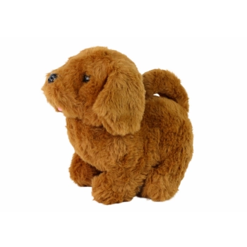 Chodzący Piesek Zabawka Interaktywna Szczekający Brązowy