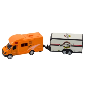 Autko Terenowe Z Łodzią Lub Kamperem Napęd Metalowe