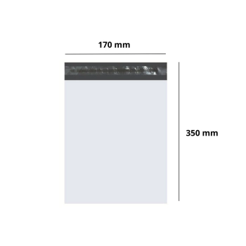 Folia Kurierska Koperta Foliopak 100 Sztuk 170x350mm