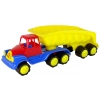 Duży Samochód z Naczepą 45cm Żółty