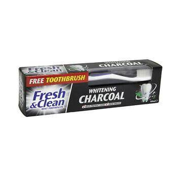 Fresh+Clean Charcoal Whitening 100 ml + szczoteczka