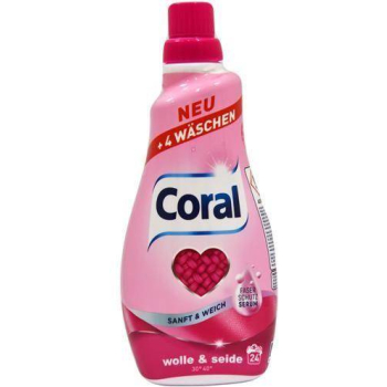 Coral żel do prania tkanin wełnianych i jedwabiu 24 prania