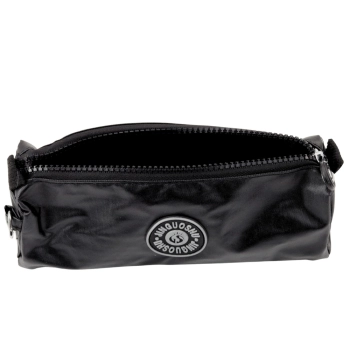 Piórnik Szkolny Organizer Jednokomorowy Czarny 21,5cm