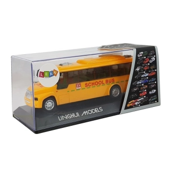 Szkolny Autobus z Naciągiem Światłami i Dźwiękami Otwierane Drzwi