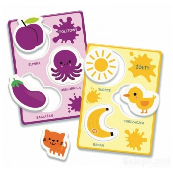 Gra edukacyjna Słowa i Kolory Uczę się Bawiąc Język Polski Clementoni 50760