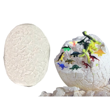 Zestaw Archeologiczny Wykopaliska Ogromne Jajo 12 Figurek Dinozaur