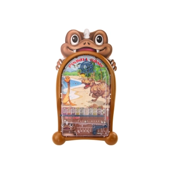 Gra Zręcznościowa Pinball Dinozaury Stojak Brązowy