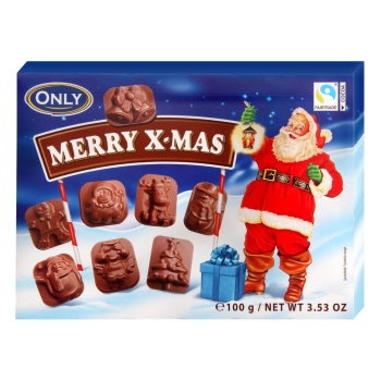 Only Czekoladki Mleczne Mikołaje 100 g