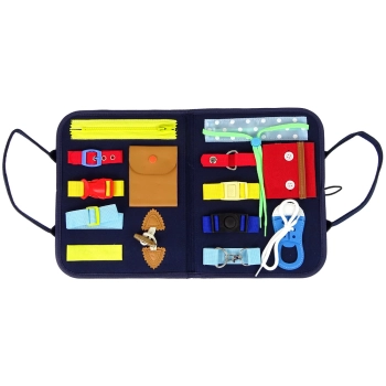 Walizka Tablica Manipulacyjna Sensoryczna Dla Malucha