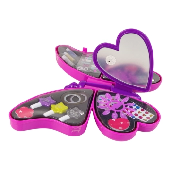 Zestaw Piękności Do Malowania Paznokci Motyl Lakiery Brokaty Naklejki